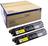 Brother TN329YTWIN Ink Toner Cartridge for HLL8350 - Yellow