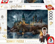 Schmidt Game 58577 Puzzle de 1000 pièces Thomas Kinkade Wizarding World Harry Potter Château de Poudlard, Multicolore