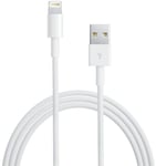 Apple Lightning USB-kaapeli iPhonelle ja Ipadille, 1 metri (MD818ZM), Bulkki