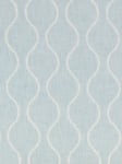 John Lewis Chattis Embroidered Made to Measure Curtains or Roman Blind, Powder Blue