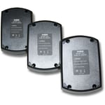 3x Batterie Ni-MH 3000mAh (12V) vhbw pour outils BSZ 12 Premium, BZ 12 SP, SSP 12, ULA9.6-18 comme Metabo 6.02151.50, 6.25473.