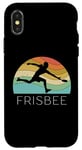 Coque pour iPhone X/XS Ultimate Frisbee Disque volant rétro pour homme et femme