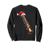 Flute Instrument Christmas Hat Xmas Sweatshirt