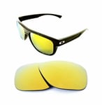 NEW POLARIZED CUSTOM 24KGOLD LENS FOR OAKLEY CROSSRANGE SUNGLASSES