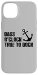 Coque pour iPhone 14 Plus Pêche au bar Bass O'Clock Time To Dock Boating Fisherman