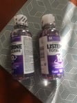 Listerine Mouthwash Total Care 10 in 1 Fluoride Clean Mint 95ml x 2 Travel Size