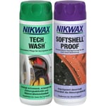 Nikwax Tech Wash & Softshell Proof 300Ml Détergent & Imprégnation