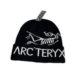 Arcteryx Bird Head Black Toque Beanie Hat Cap Black