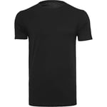 Build Your Brand Homme T-shirt Léger À Col Rond T shirt, Noir, XXL EU