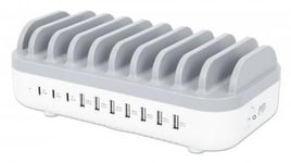 MANHATTAN MH USB 10 Ports charging station with stand  120 W