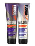 Fudge Clean Blonde Damage Rewind Violet Duo 2X250 Ml Nude