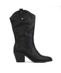 Rocket Dog Womens Feriare Boots - Black Suede - Size UK 4