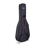 Crossrock Housse pour Guitare de Concert 3/4 CRSG107CTGR, Rembourrage 10 mm, Style Sac à Dos, Gris Foncé