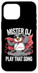 iPhone 16 Pro Max Funny Penguin DJ Mister DJ Play That Song Youth & Adults Case