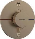 Hansgrohe ShowerSelect Comfort S Avsperring, 2 uttak, Børstet Bronse - 15554140