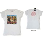 The Beatles Women's SGT Pepper T-Shirt, White, Size 8 (Size:Small)