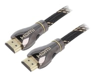 Cable HDMI 2.1 male des deux cotes 1m noir