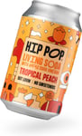 Hip Pop Hip Pop Living Soda Tropical Peach 330 ml (case of 12 cans)-12 Pack