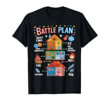 Funny Battle Plan Christmas Home Kids Hand Dawn Alone Xmas T-Shirt