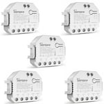 Sonoff - mini dual R3 2-Gang 2-Way Smart Light Switch 5 pieces