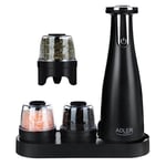 5903887809764 Spice, Salt & Pepper Grinder - Set of 3 Grinders - USB Adler N