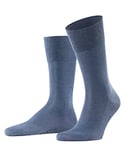 FALKE Tiago M SO coton unies 1 paire, Chaussettes Homme, Bleu (Demin Melange 6665) nouveau - écologique, 39-40