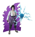 Bandai - Anime Heroes Beyond - Naruto Shippuden - Figurine Anime Heroes Beyond 17 cm - Figurine articulée Sasuke Uchiha - Transformation Marque Maudite: État 1 - Jouet Enfant 4 Ans et + - 37712