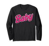 Pink Baby Design For Cute BDSM DDLG ABDL Diaper Lover Long Sleeve T-Shirt