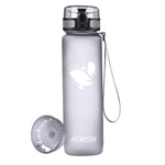 AORIN Gourde Sport - 1L - BPA-Free & Anti-Fuite Flip/Appliquer à Bouteille d'eau pour Enfant,Adultes,Salle de Sport, Sport de Plein air