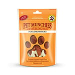 Pet Munchies Duck Drumsticks Dog Treats, Premium Dental Sticks with Natural Real Meat, Low in Fat 100g (8 Pack)