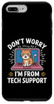 Coque pour iPhone 7 Plus/8 Plus Funny Tech Support Chat Humour Logiciel de cybersécurité pour ordinateur portable