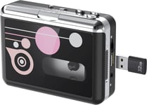 Cassette Player, Portable USB Cassette to MP3 Converter, Walkman Audio Music Tap