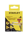 Stanley 4 x Workbench Clamp Compatible with Black+Decker Workmate WM100, WM825, WM550, WM536 and WM301