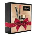 Coffret Cadeau de Noël - 3 Produits - Crème Anti-Rides, Mascara Volume Millions, Rouge à Lèvres Mat