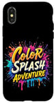 Coque pour iPhone X/XS Aventure Color Splash Color Splash