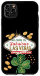 Coque pour iPhone 11 Pro Max Shamrock Crazy - Jeu de hasard pour la Saint-Patrick de Las Vegas