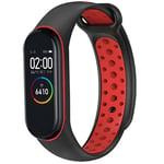 Bracelet Xiaomi Mi Band 4,Xiaomi Mi Band 3 iMOSHION® Siliconen sport bandje met inkliksysteem ronde drukknoop Noir