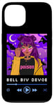 Coque pour iPhone 13 Années 90 Rnb Afro Brun Noir Fille Anime Manga Rose Cheveux Musique