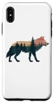 Coque pour iPhone XS Max Loup Randonnée Chasse Plein Air Camping Forêt Homme Femme Loup