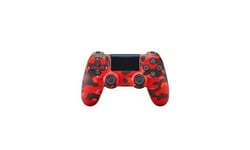 Contrôleur de manette sans fil bluetooth pour ps4 playstation 4 rouge camo