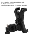 (Black)3.5‑7 Inch Bike Phone Holder 360 Degrees Rotating Adjustable Bike Mo BG