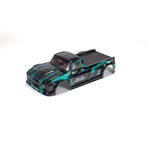 Arrma 1/8 Finished Body, Black/Teal: INFRACTION ARA414008