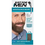 Just For Men Moustache & Beard Light-Medium Brown Dye Eliminates Grey For a T...