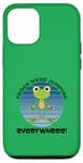 Coque pour iPhone 12/12 Pro Les grenouilles de pesach de Pâque pour enfants sautaient partout mignonnes