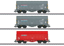 MARKLIN Art. 47224NL-NACCO Ensemble De 3 Wagons À Essieux Couvert Pour Coils