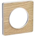 Plaque Schneider Odace Touch Bois Naturel 1 Poste