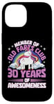 iPhone 14 30 Years Old Farts Club Unicorn 30th Birthday Funny Case