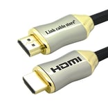 LINK CABLE STORE - ORION XS - 0.5 M - Câble HDMI 1.4 - 2.0 - 2.0 a/b - Professionnel - 3D - Ultra HD 4K 2160p - Full HD 1080p - HDR - ARC - CEC - High Speed par Ethernet - Connecteurs plaqués Or