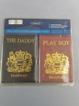 Passport Holder - The Daddy / Playboy - Boyz Toys - New & Sealed - Free P&P