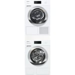 Miele WCR 870 WPS pyykinpesukone ja Miele TCR 790 WP kuivausrumpu